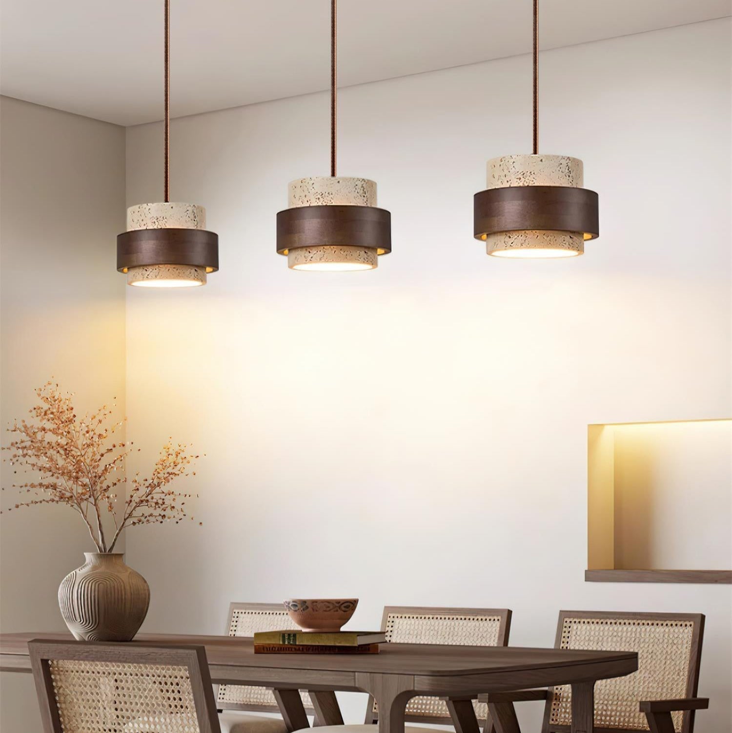 Ritta Pendant Light Travertine | ventumra