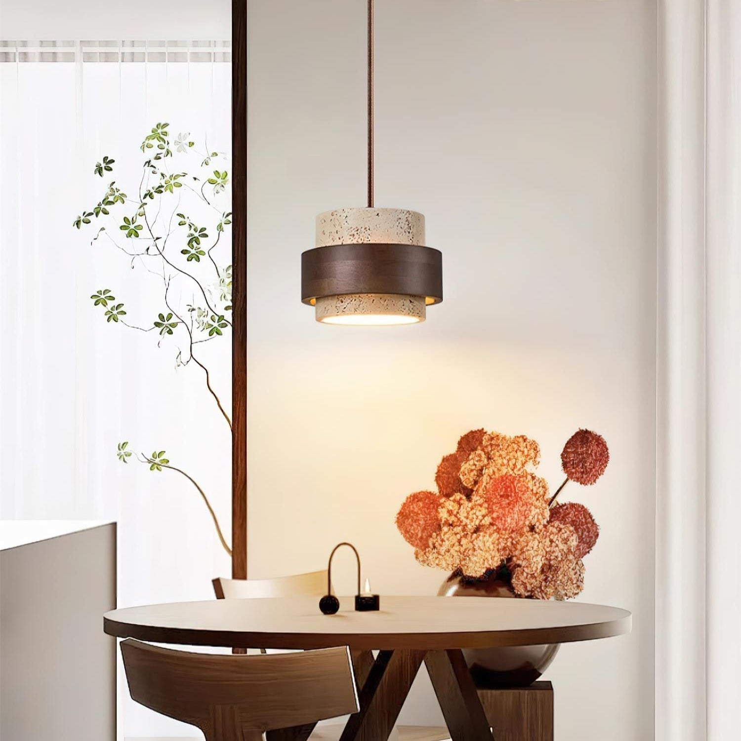 Ritta Pendant Light Travertine | ventumra