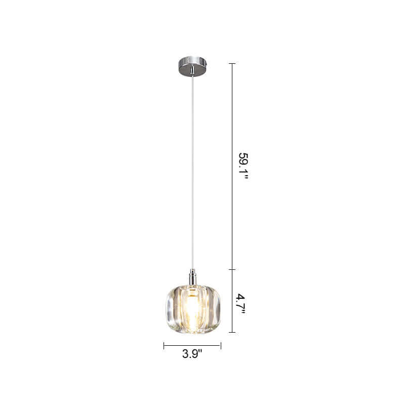 Multicolor Glass Pendant Light Fixture With Layered Lighting | Ventumra
