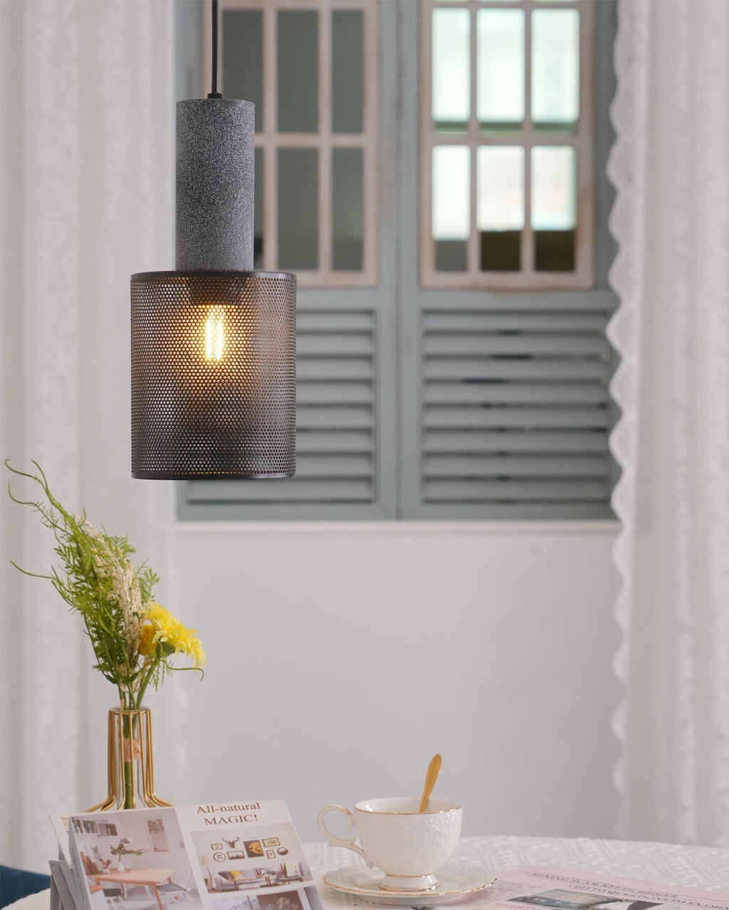 Mesh Cylinder Pendant Light | Ventumra