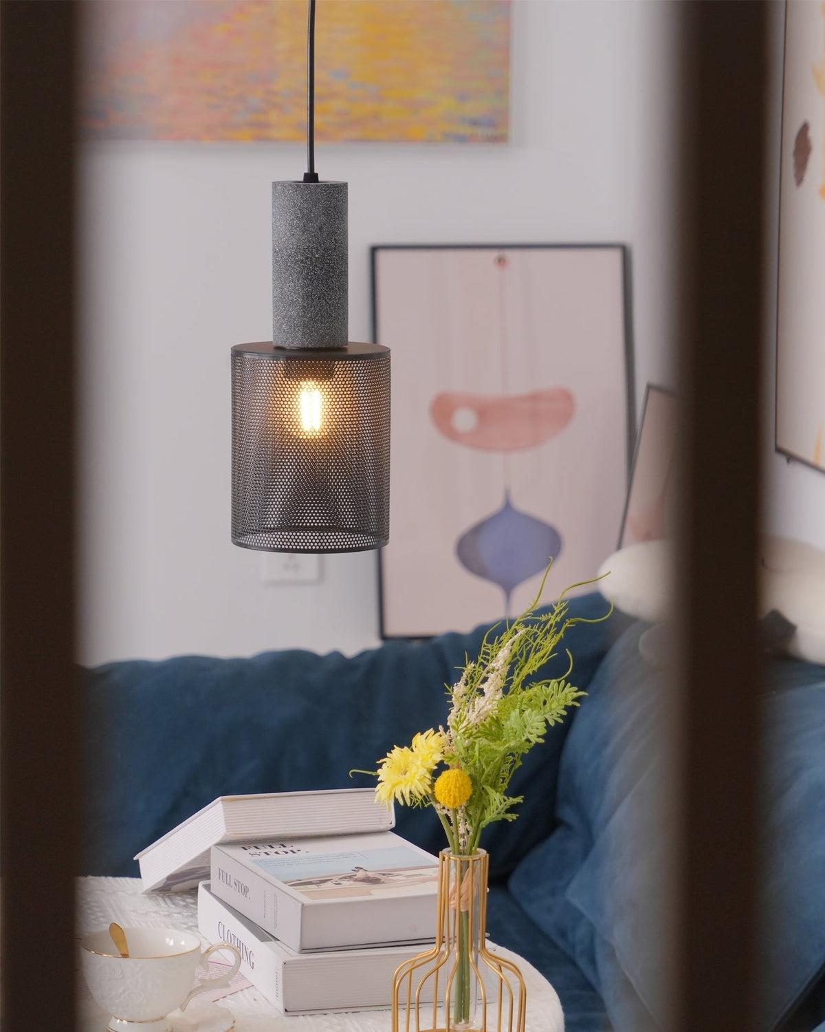 Mesh Cylinder Pendant Light | Ventumra