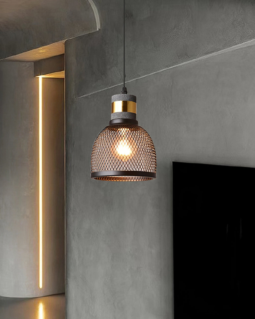 Mesh Cylinder Pendant Light | Ventumra
