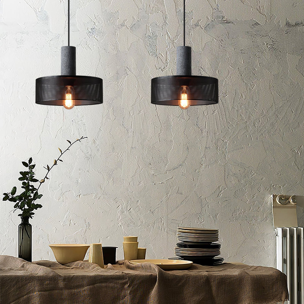 Mesh Cylinder Pendant Light | Ventumra