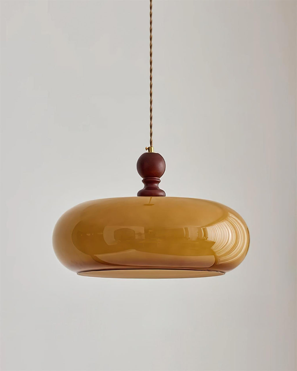 Eldom Amber Glass Shade Pendant Light | ventumra