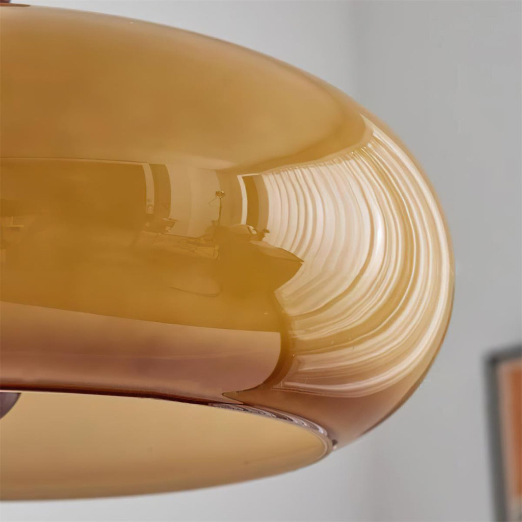 Eldom Amber Glass Shade Pendant Light | ventumra