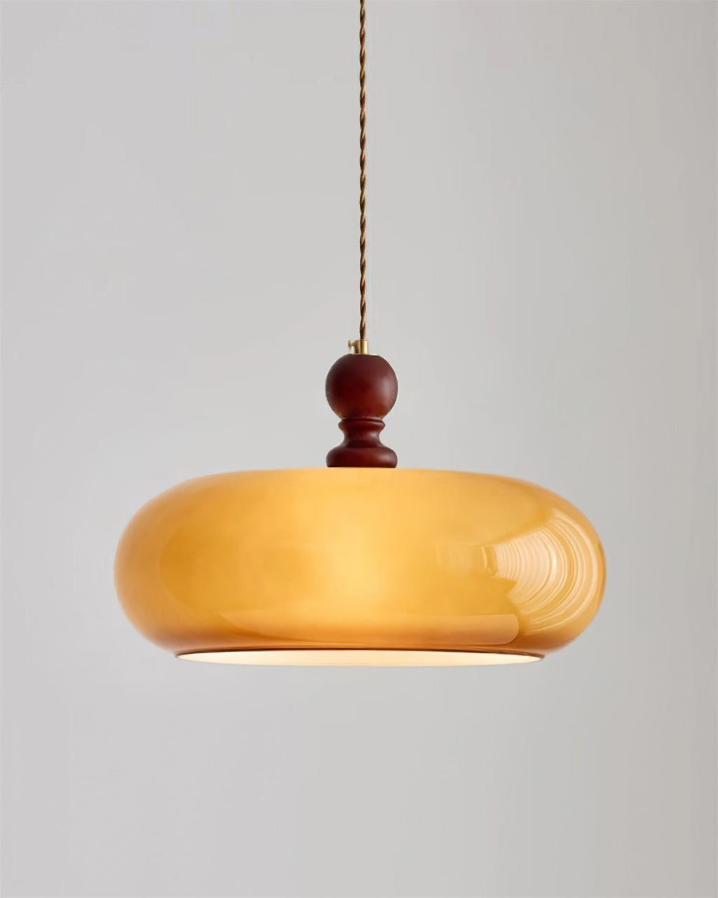 Eldom Amber Glass Shade Pendant Light | ventumra
