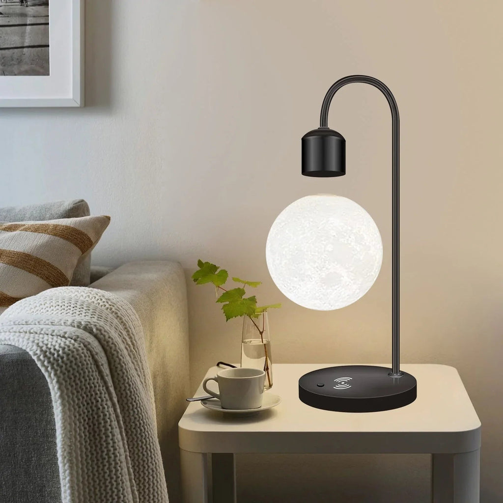 Cordless Bedside Charging Lamp - Lunafloat | ventumra