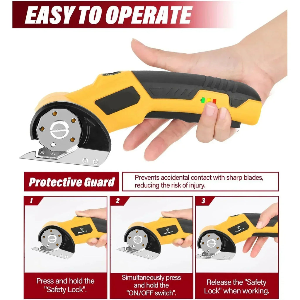 QuantaCut Wireless Precision Cutting Tool — 2000mAh Rechargeable, Consistent Torque Motor