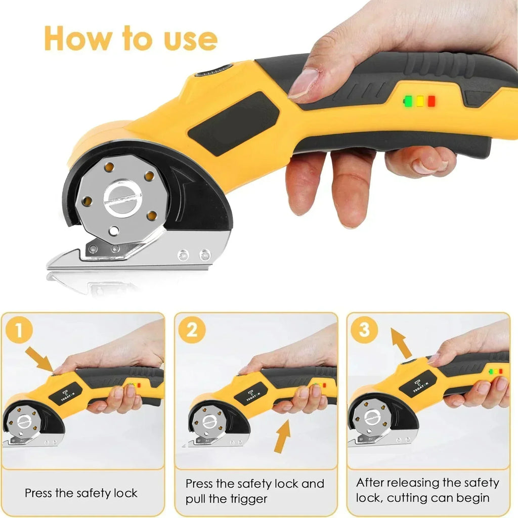 QuantaCut Wireless Precision Cutting Tool — 2000mAh Rechargeable, Consistent Torque Motor