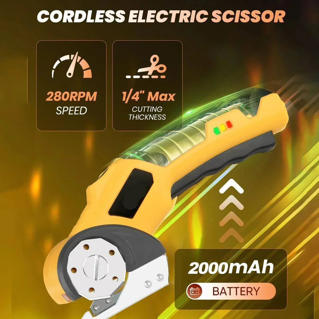 QuantaCut Wireless Precision Cutting Tool — 2000mAh Rechargeable, Consistent Torque Motor