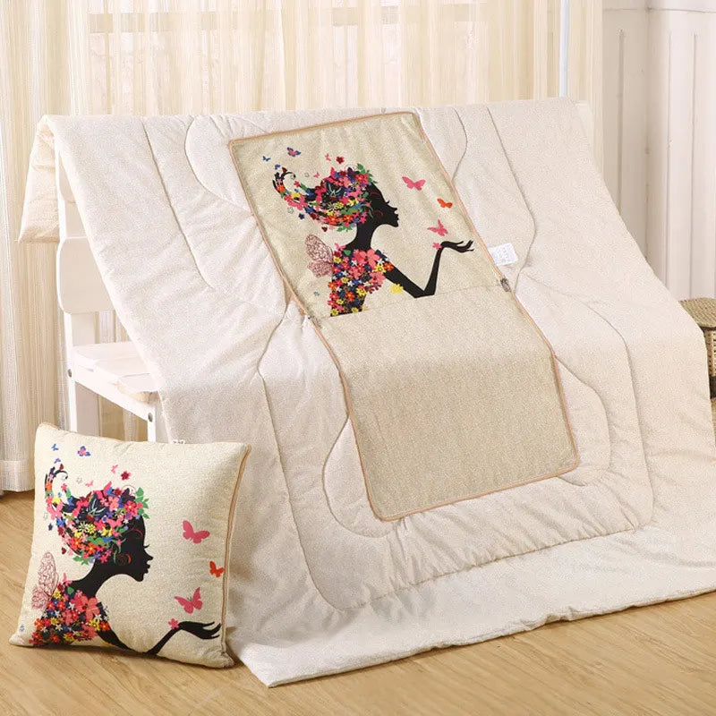 All-In-One Cozy Pillow And Blanket Convertible Throw With Polyester Fill | Ventumra
