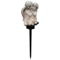 Aurielle Resin Angel Solar LED Outdoor Lamp for Serene Glow