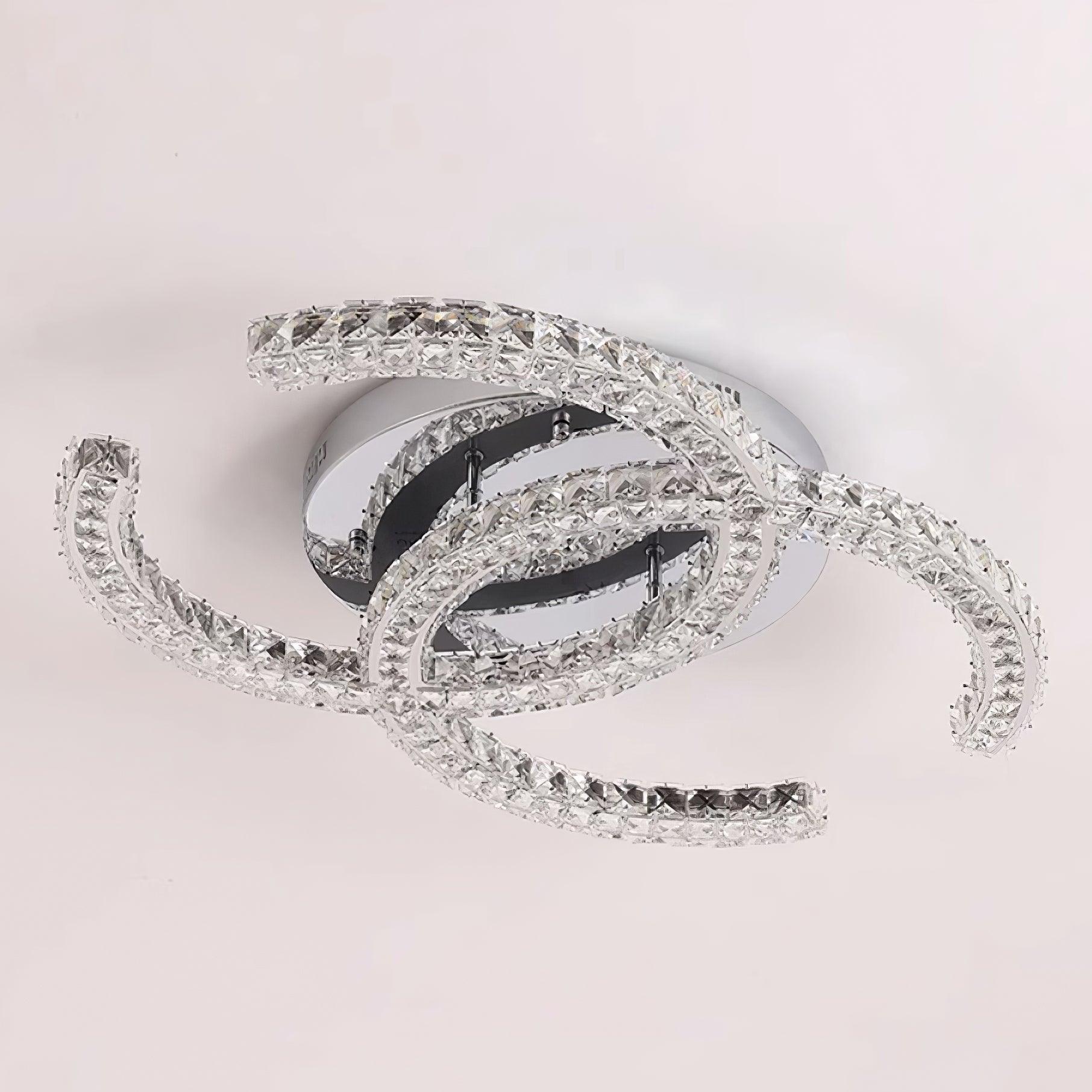 Kristy Crystal Ceiling Light  Double C | ventumra