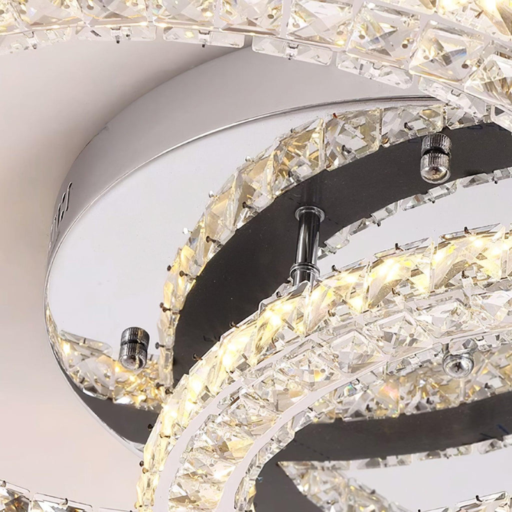 Kristy Crystal Ceiling Light  Double C | ventumra