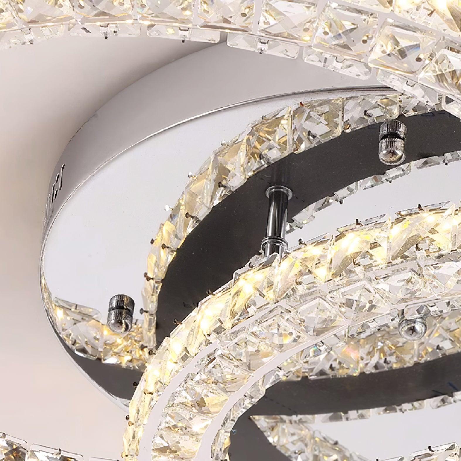 Kristy Crystal Ceiling Light  Double C | ventumra