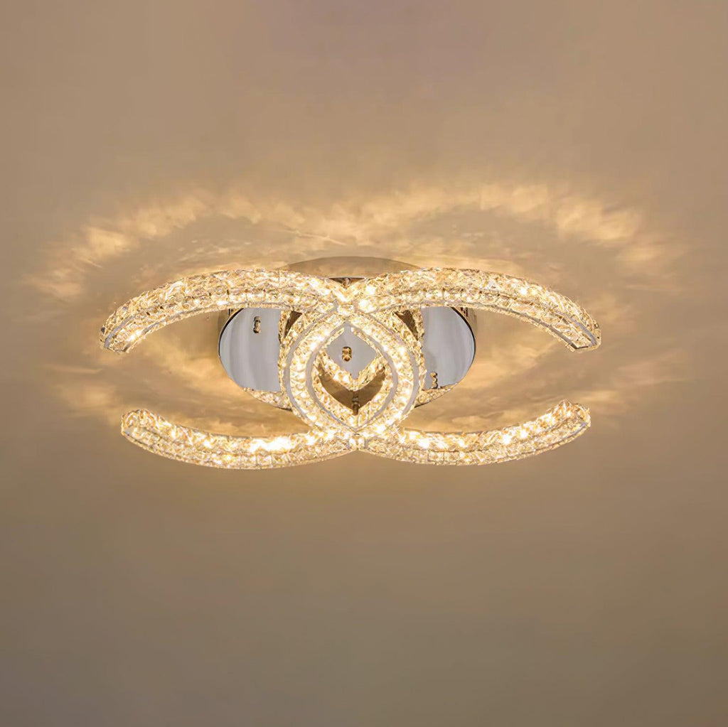 Kristy Crystal Ceiling Light  Double C | ventumra