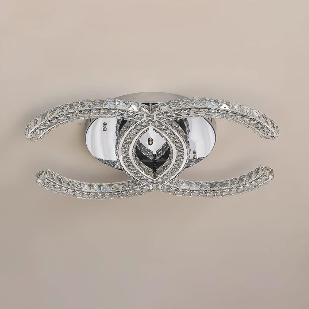 Kristy Crystal Ceiling Light  Double C | ventumra