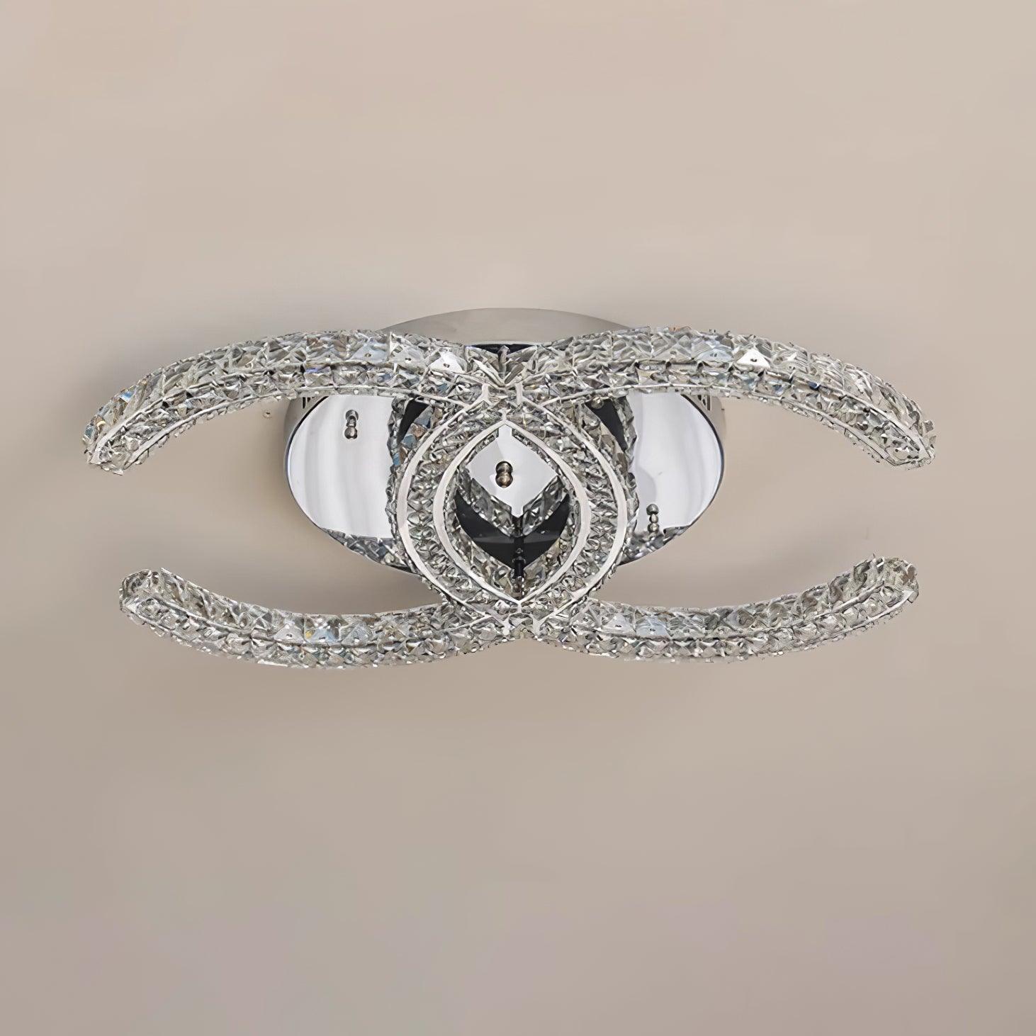 Kristy Crystal Ceiling Light  Double C | ventumra