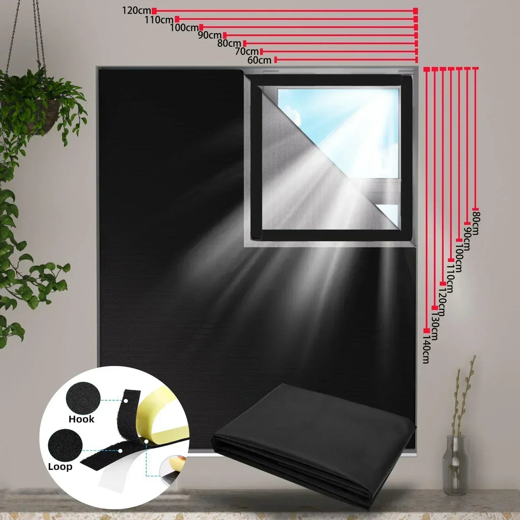 NoctisShade Blackout Curtain — Fully Customizable, 100% Light Blocking