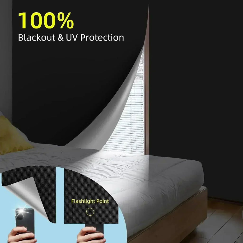 NoctisShade Blackout Curtain — Fully Customizable, 100% Light Blocking