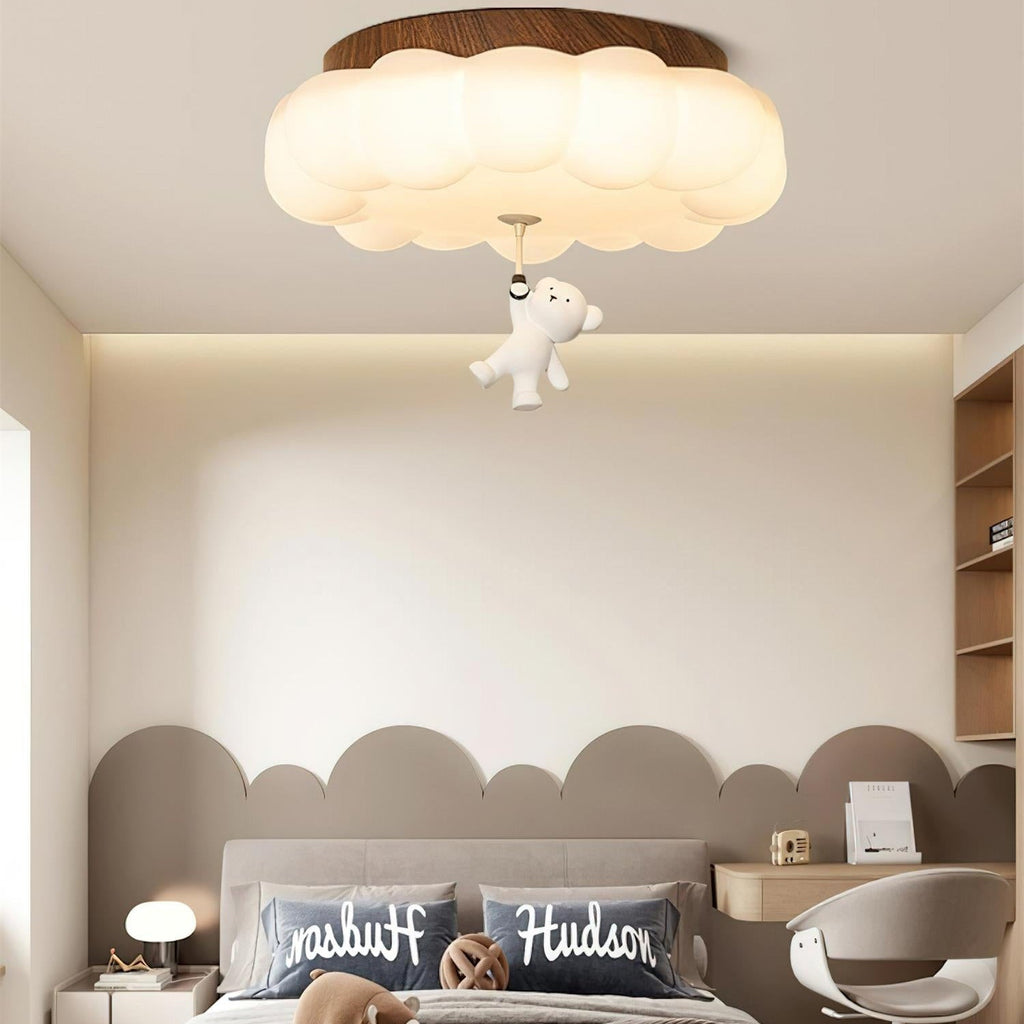 Quen Cute Cake Bear Ceiling Light | ventumra