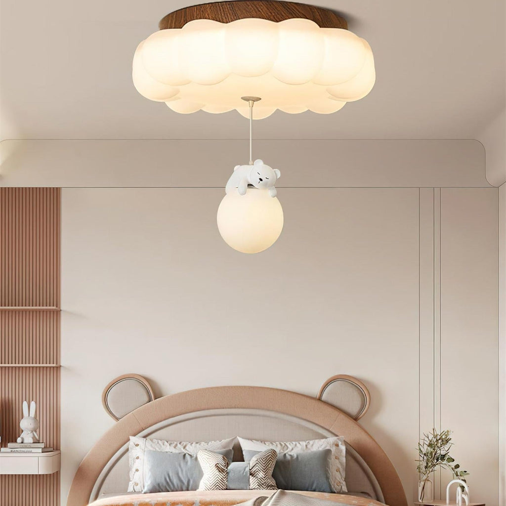 Quen Cute Cake Bear Ceiling Light | ventumra