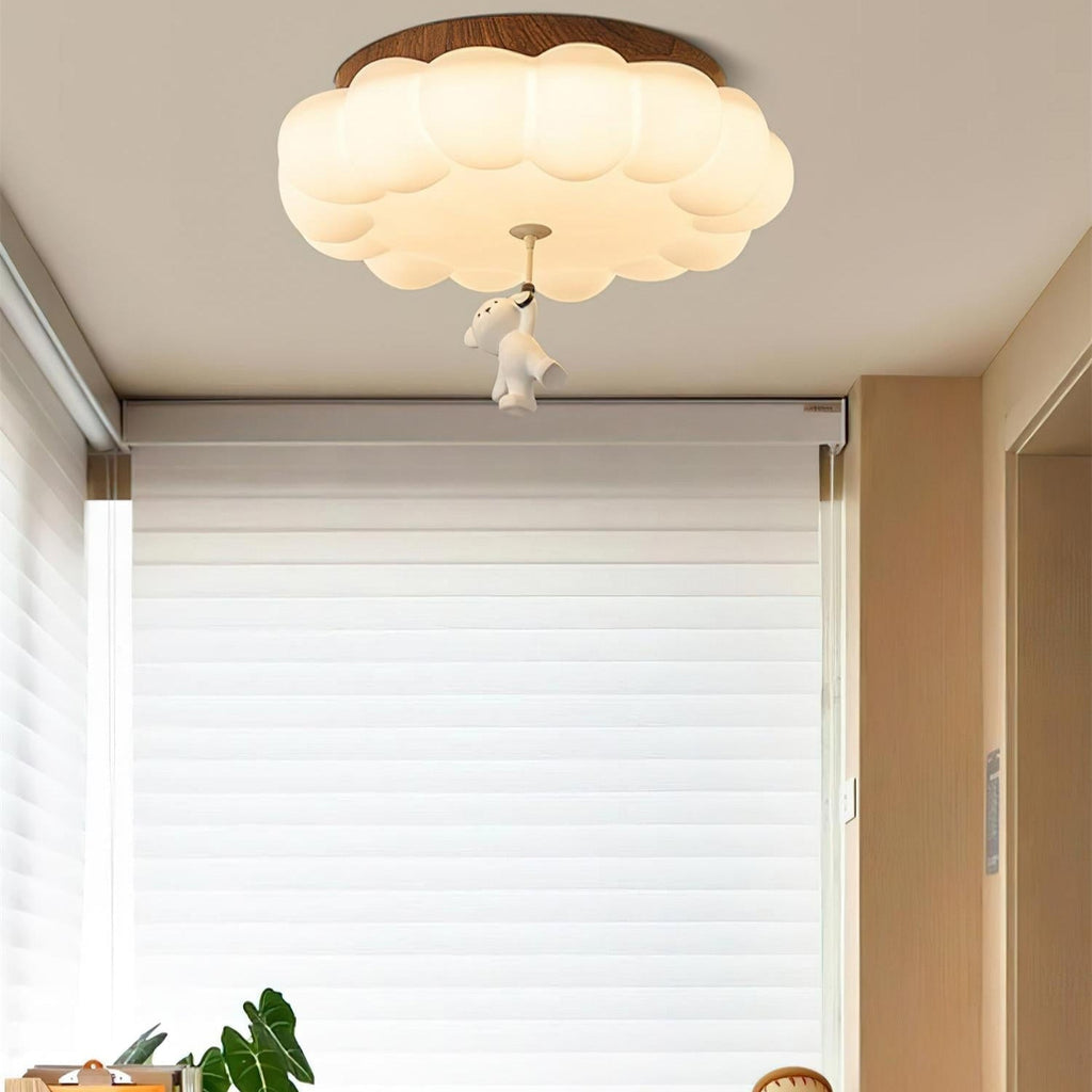 Quen Cute Cake Bear Ceiling Light | ventumra