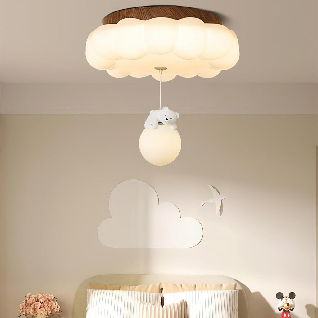 Quen Cute Cake Bear Ceiling Light | ventumra