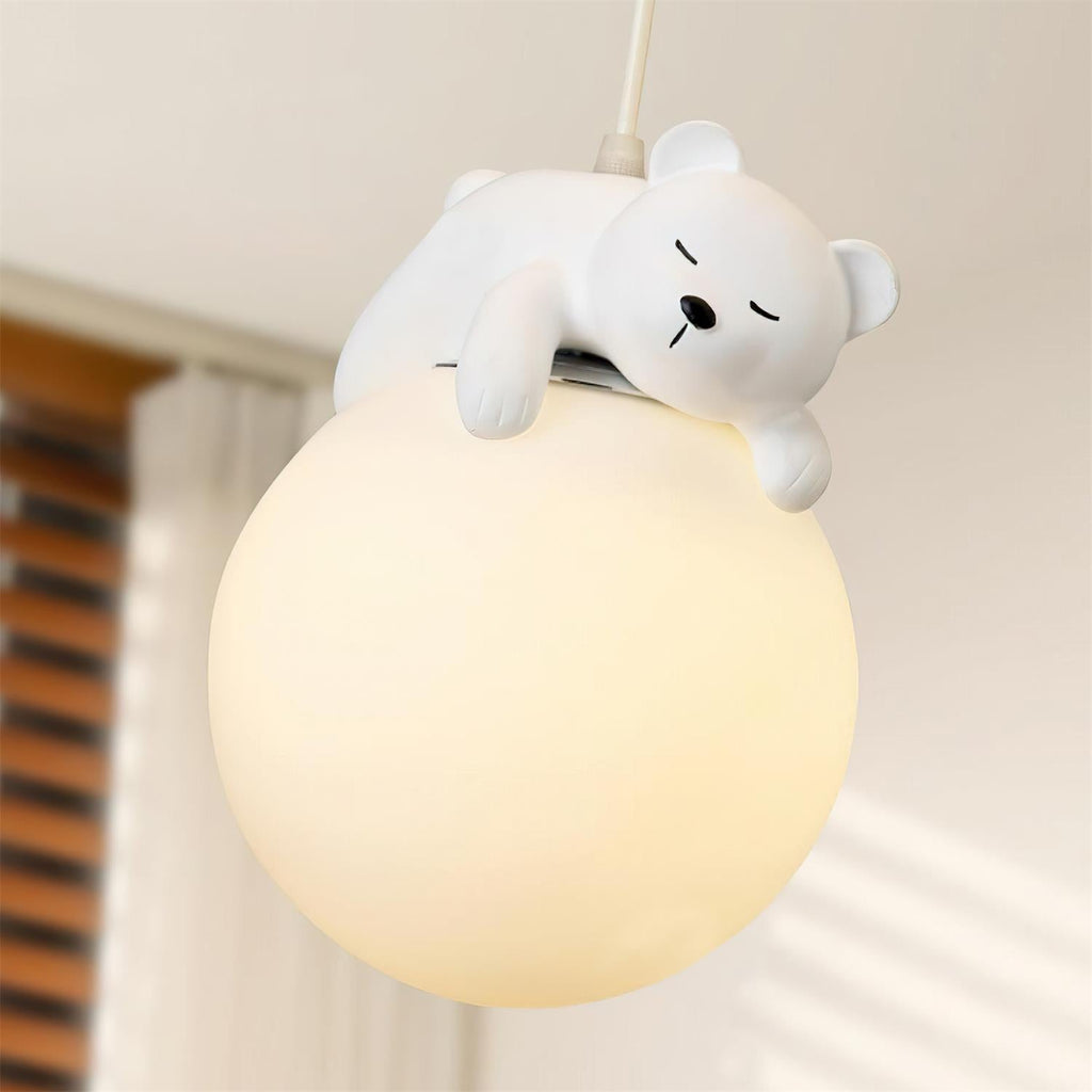 Quen Cute Cake Bear Ceiling Light | ventumra