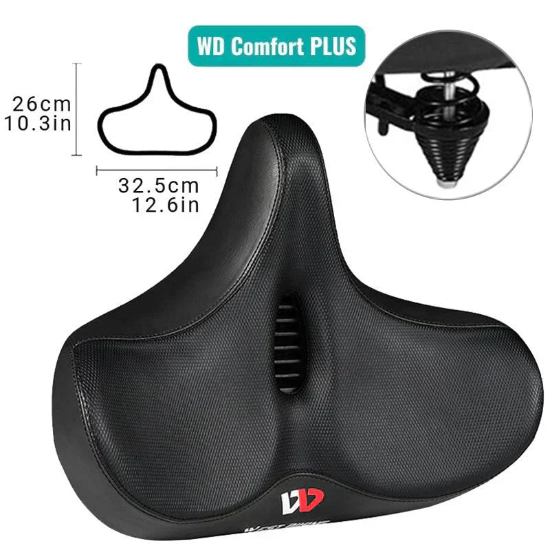 CyclePad Ergonomic Bicycle Saddle — Extra-Wide Comfort Padding