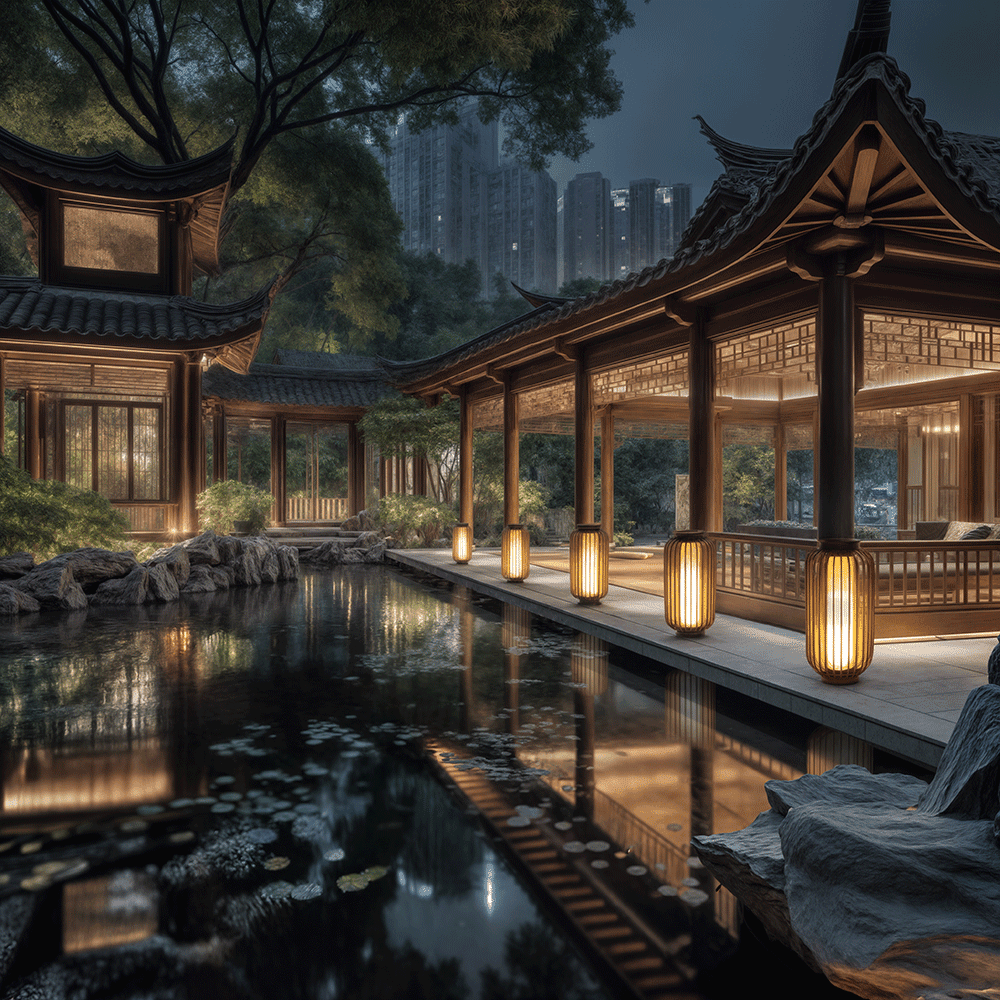 Lunara Cage Outdoor Lamps Waterproof Weatherproof Lighting