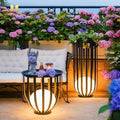 SylvaGlow | Waterproof Solar Flower Pot Lamp for Outdoors