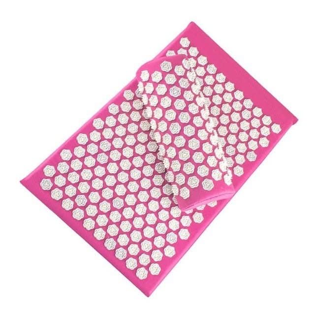 CalmFlow Acupressure Yoga Mat and Cushion Set — High-Density Contoured Node Design