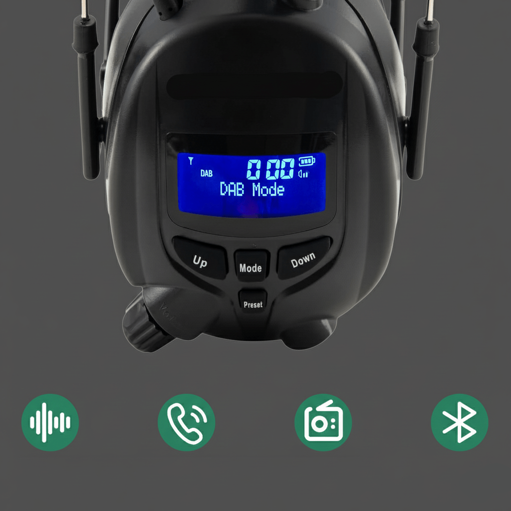 ClearGuard Pro DAB and FM Radio, Hands-Free Communication