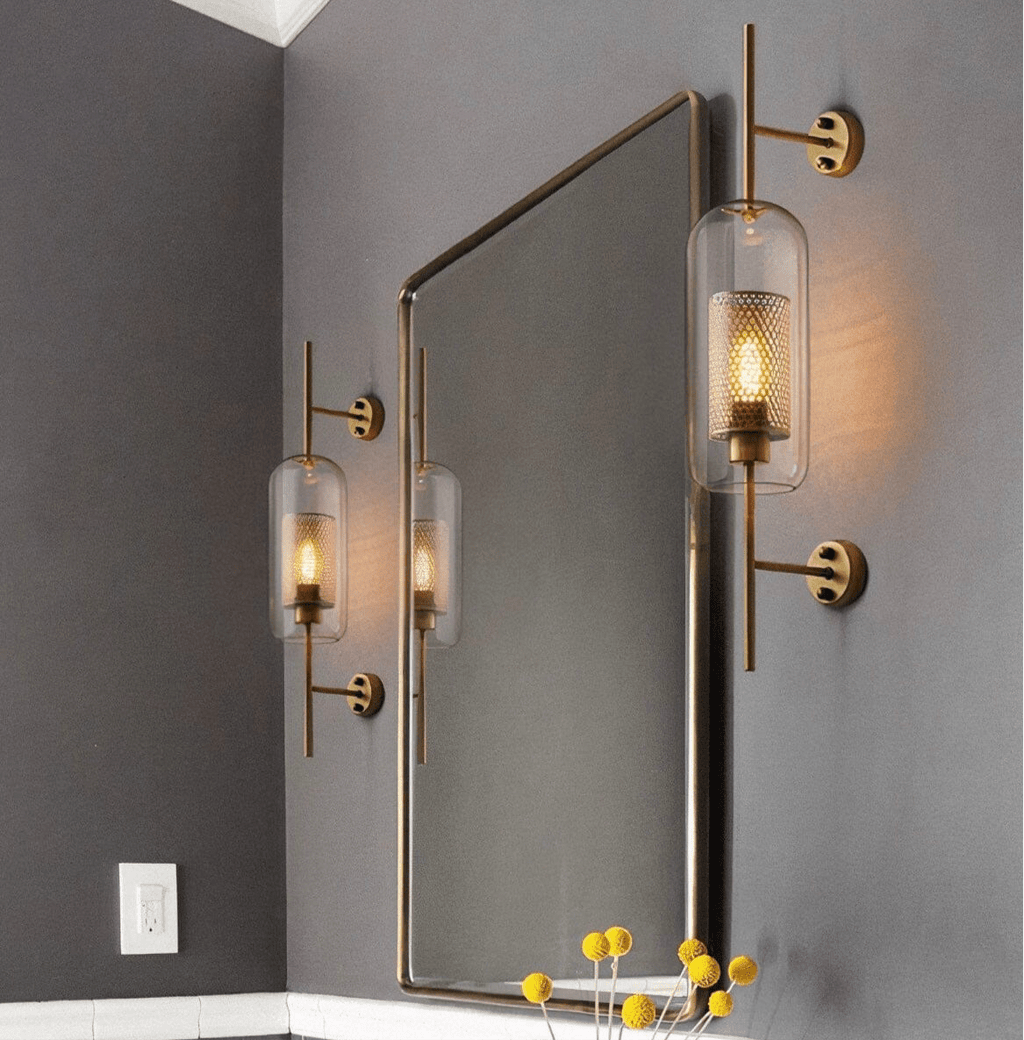 Aurelle Glass Lamp | Vintage LED Fixture For Living Rooms