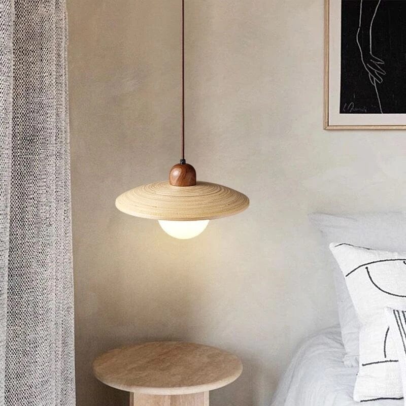 Ardent Travertine Cement Pendant Light With Wabi Studio Style