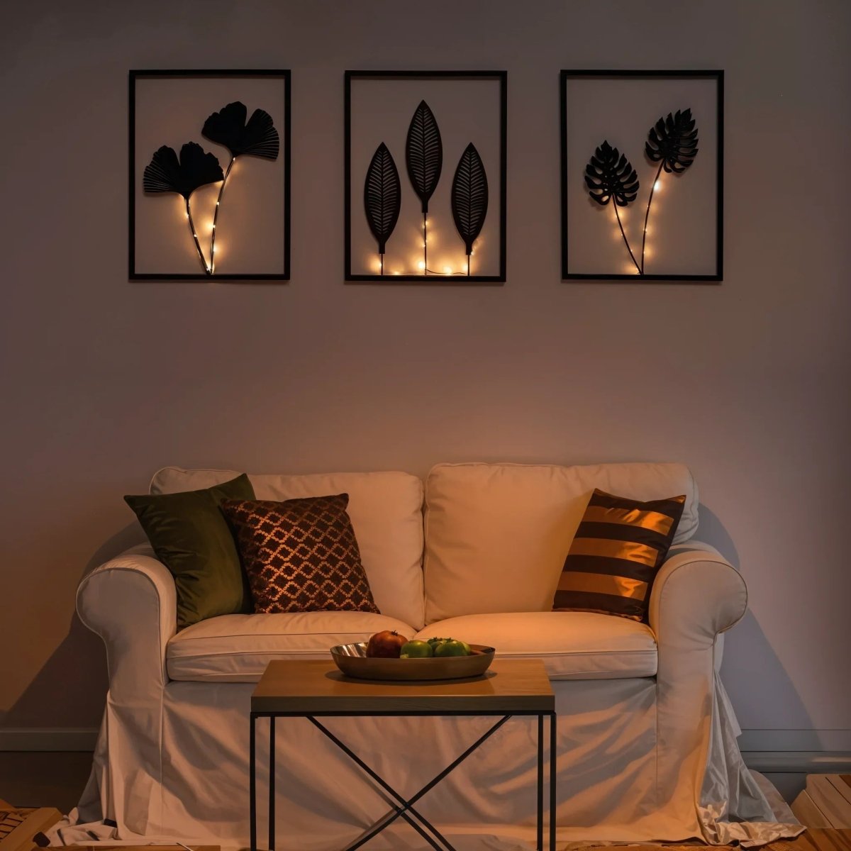 LumaPulse 3-Pack LED Frame Lamp Set — Programmable Color Changing Panels