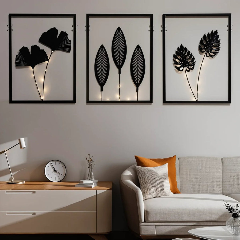 LumaPulse 3-Pack LED Frame Lamp Set — Programmable Color Changing Panels