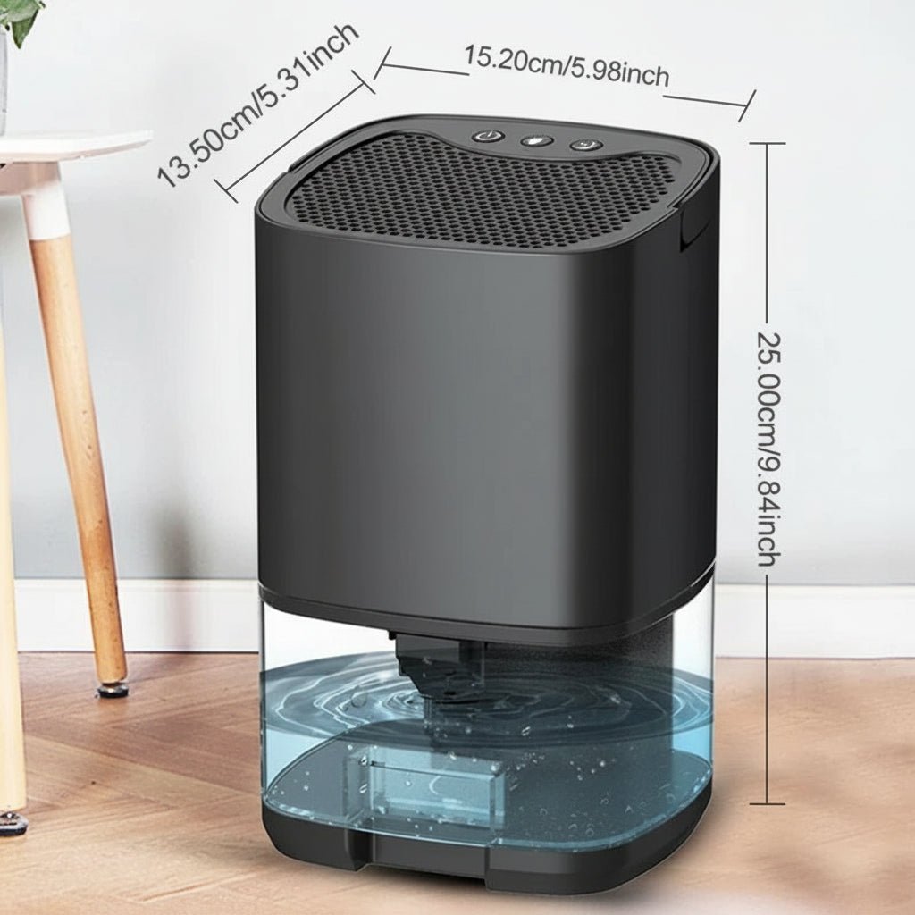 AeroGlow Compact Portable Dehumidifier — Colored Ambient Light Panel