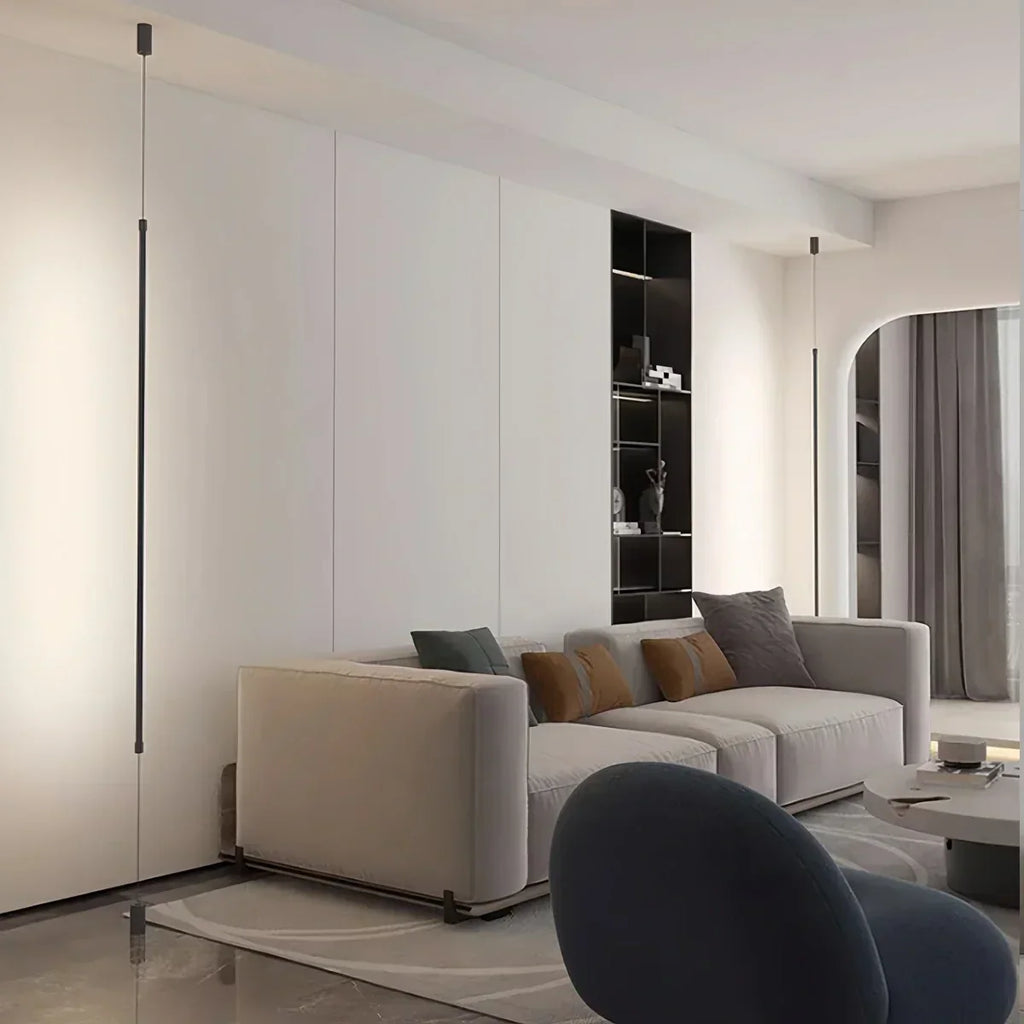 Hohe lineare LED-Leuchte für moderne Innenräume und offene Bereiche | Ventumra