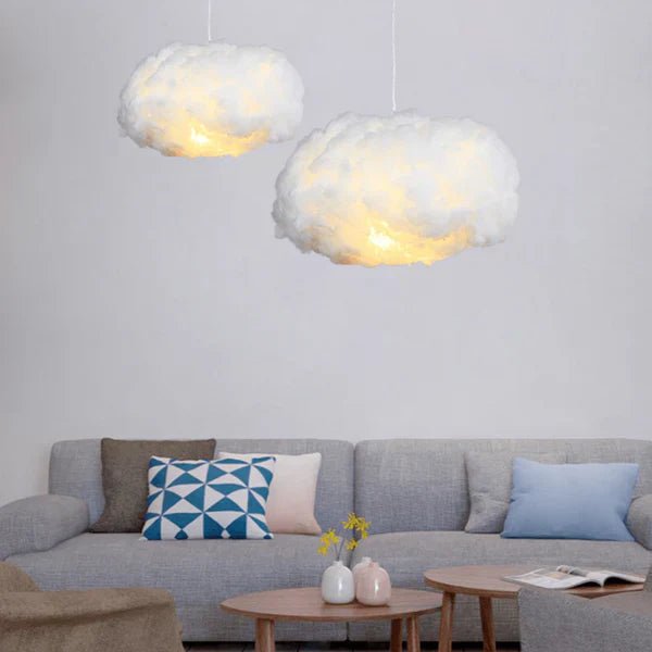 Lampă de tavan tip nor pufos NebulaCloud – strălucire difuză alb cald