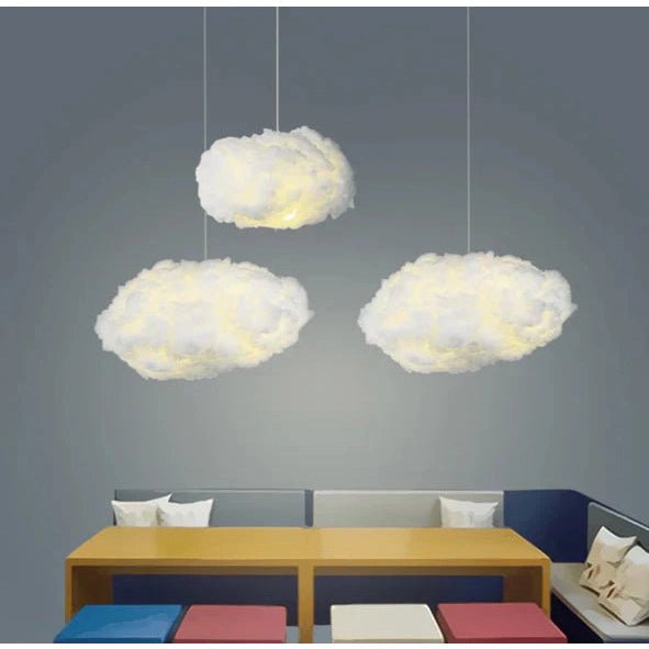 Lampă de tavan tip nor pufos NebulaCloud – strălucire difuză alb cald
