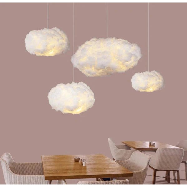 Lampă de tavan tip nor pufos NebulaCloud – strălucire difuză alb cald