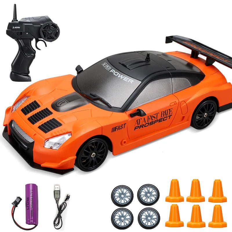 DriftPulse elektrische 4WD-RC-driftwagen — Realistisch sportdesign