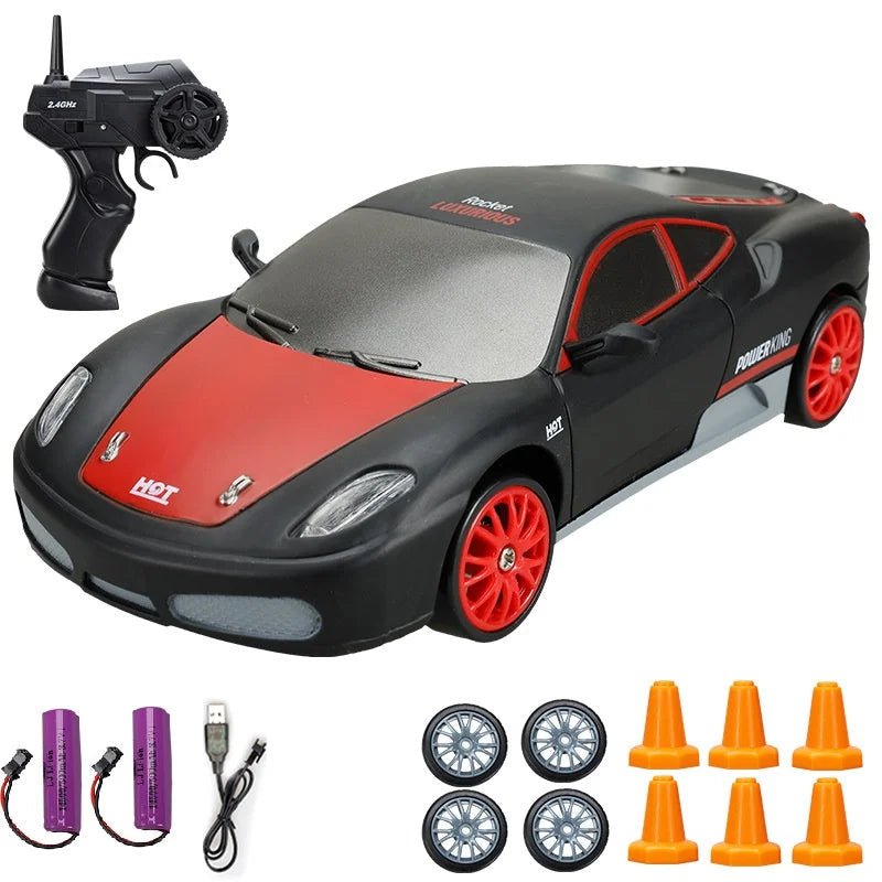 DriftPulse elektrische 4WD-RC-driftwagen — Realistisch sportdesign