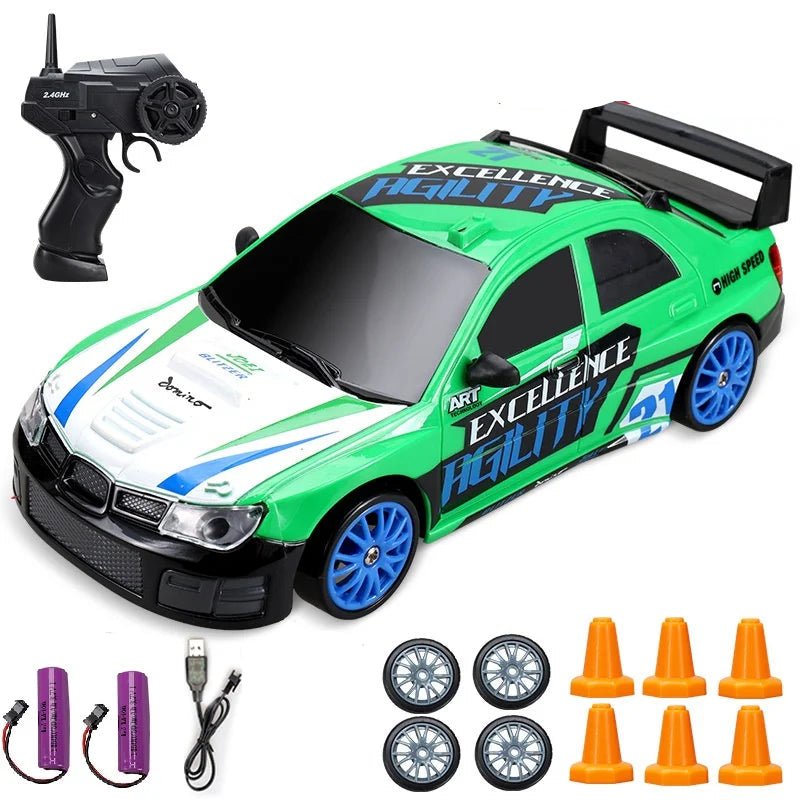 DriftPulse elektrische 4WD-RC-driftwagen — Realistisch sportdesign
