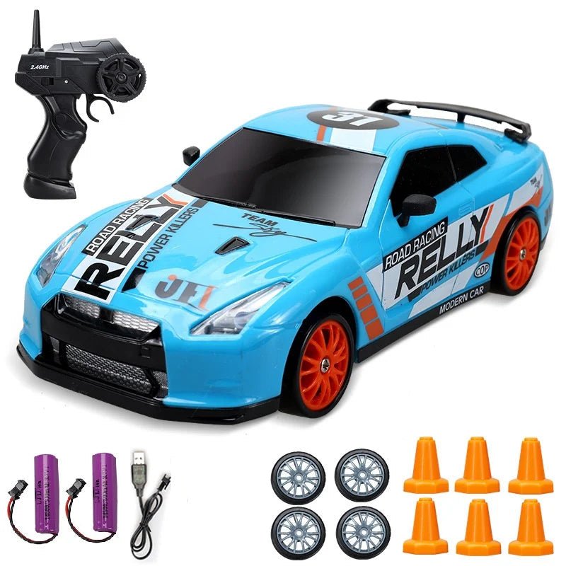 DriftPulse elektrische 4WD-RC-driftwagen — Realistisch sportdesign