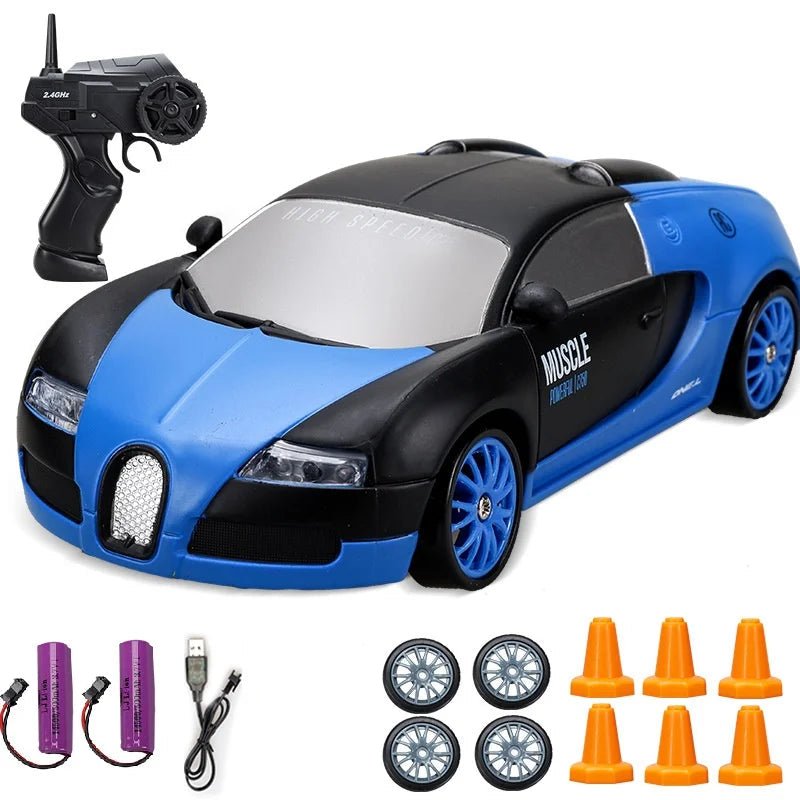 DriftPulse elektrische 4WD-RC-driftwagen — Realistisch sportdesign