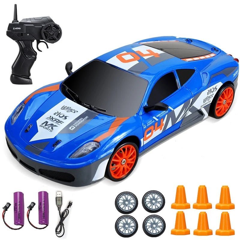 DriftPulse elektrische 4WD-RC-driftwagen — Realistisch sportdesign