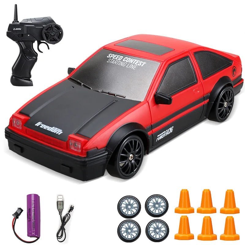 DriftPulse elektrische 4WD-RC-driftwagen — Realistisch sportdesign
